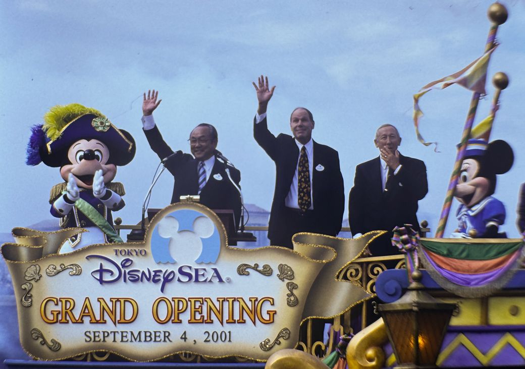 ディズニーシーオープニングセレモニー（撮影：2001年9月4日、梅谷秀司）