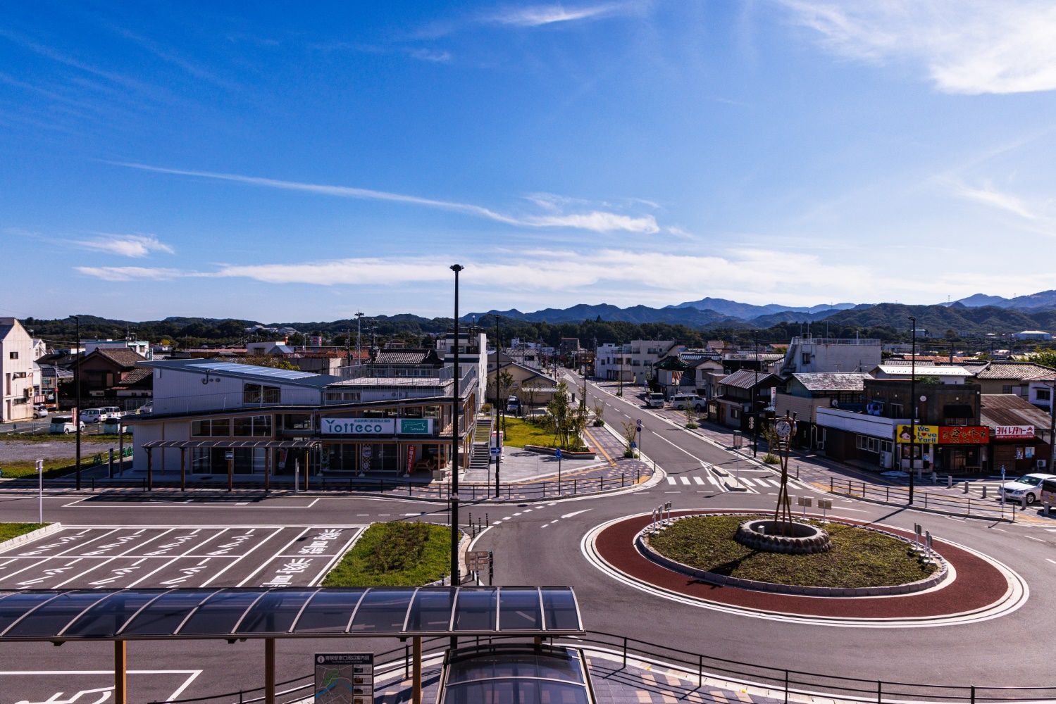 寄居の町並み