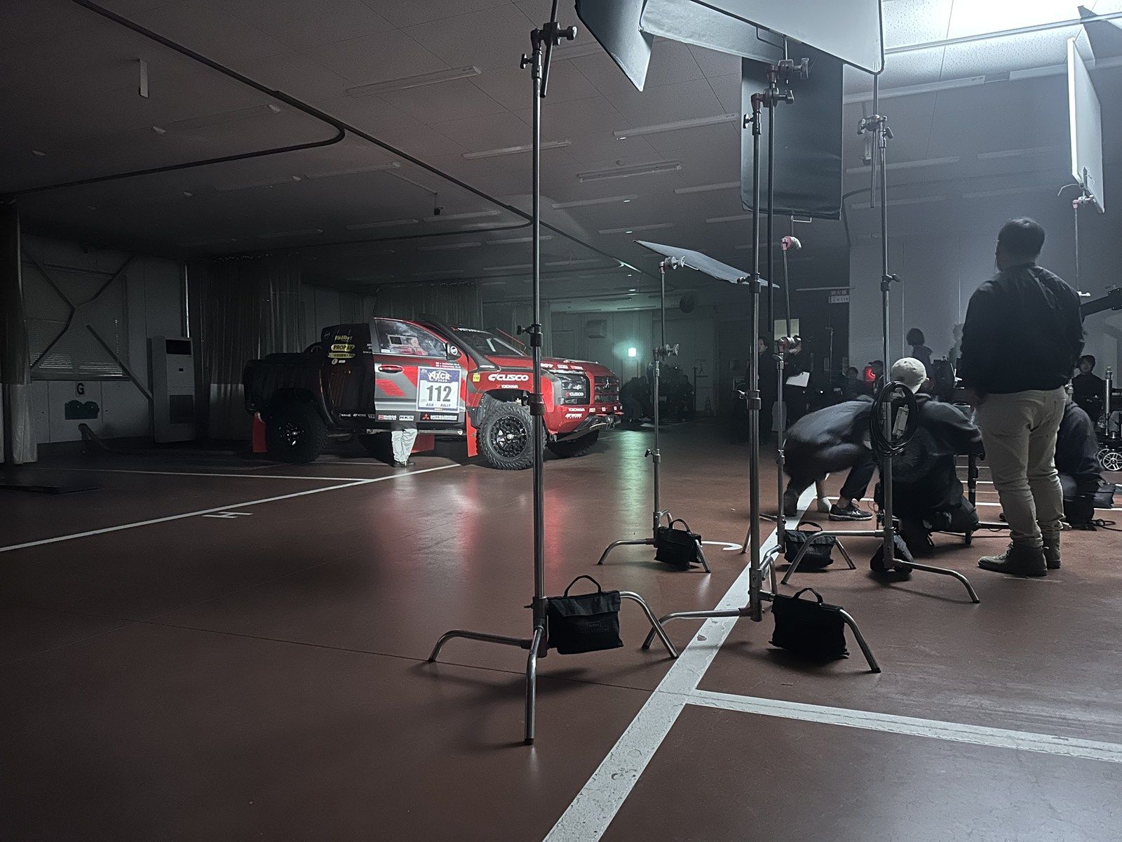 「冒険する人が好きだ」のメイキング（写真：三菱自動車工業）