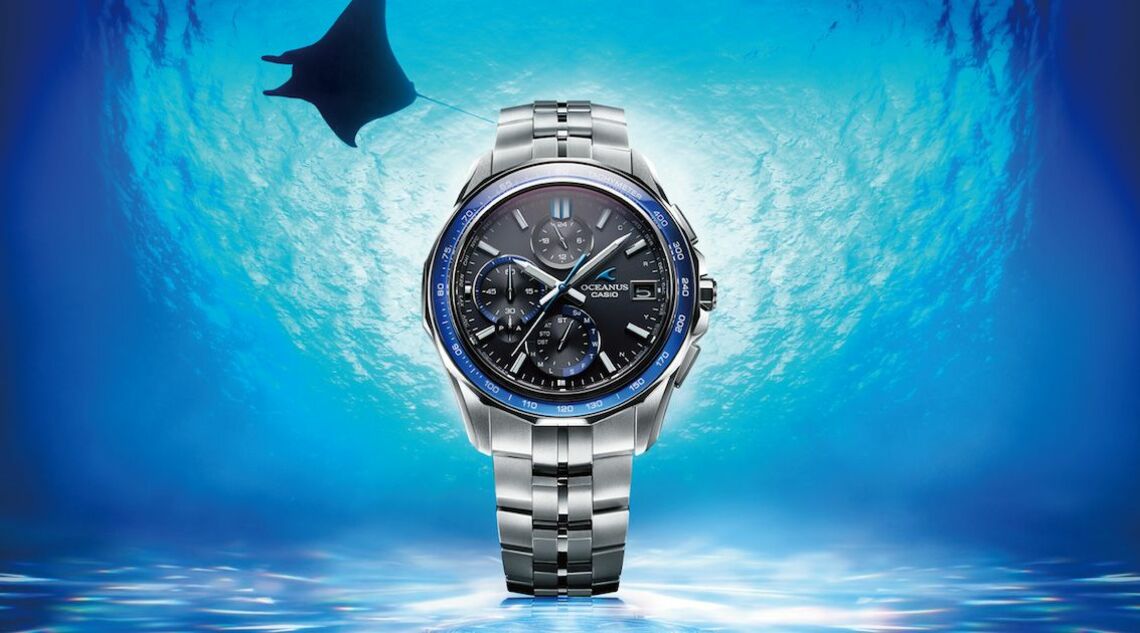 スポーティとエレガントの両立に成功した腕時計 海のような青が美しい