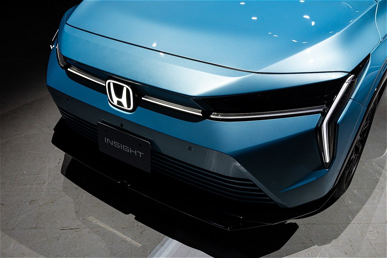 ホンダが2026年春発売を予定している新型BEV「インサイト」（写真：三木 宏章）