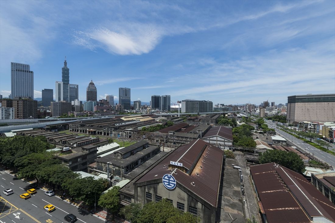 国家鉄道博物館となる台北機廠の敷地（写真提供：国家鉄道博物館籌備所）