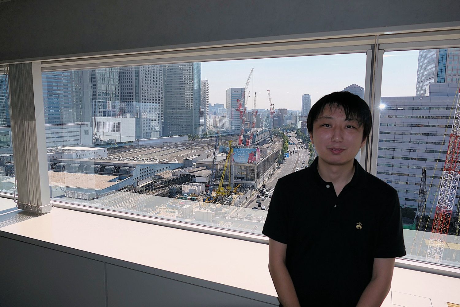 京急電鉄品川開発推進部の課長補佐、桑原和希さん（記者撮影）