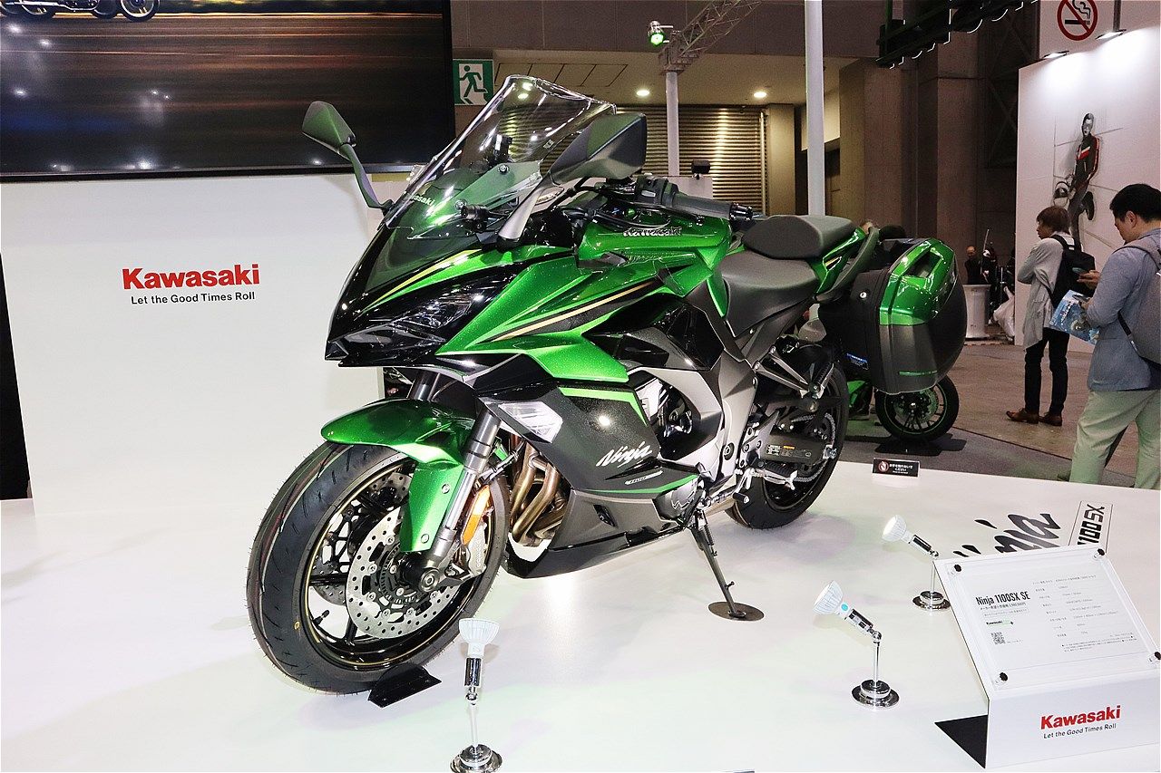 カワサキ「ニンジャ1100SX SE」（筆者撮影）