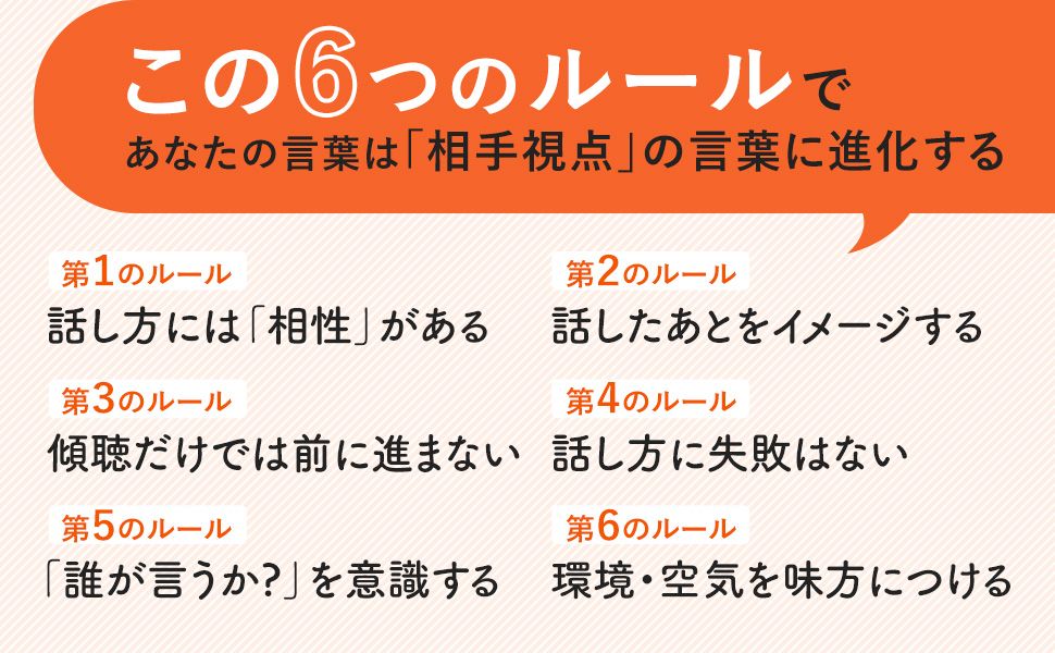 この6つのルールで あなたの言葉は「相手視点」の言葉に進化する