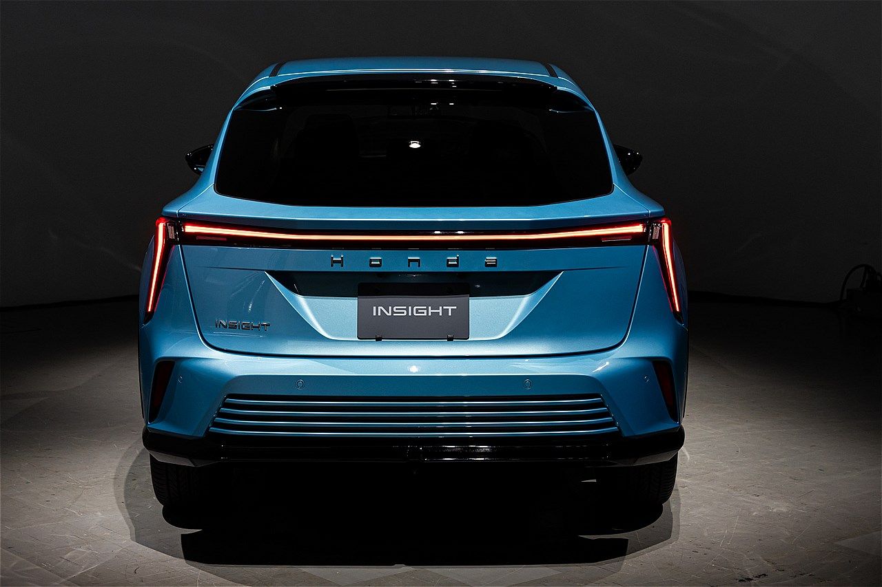 ホンダが2026年春発売を予定している新型BEV「インサイト」（写真：三木 宏章）