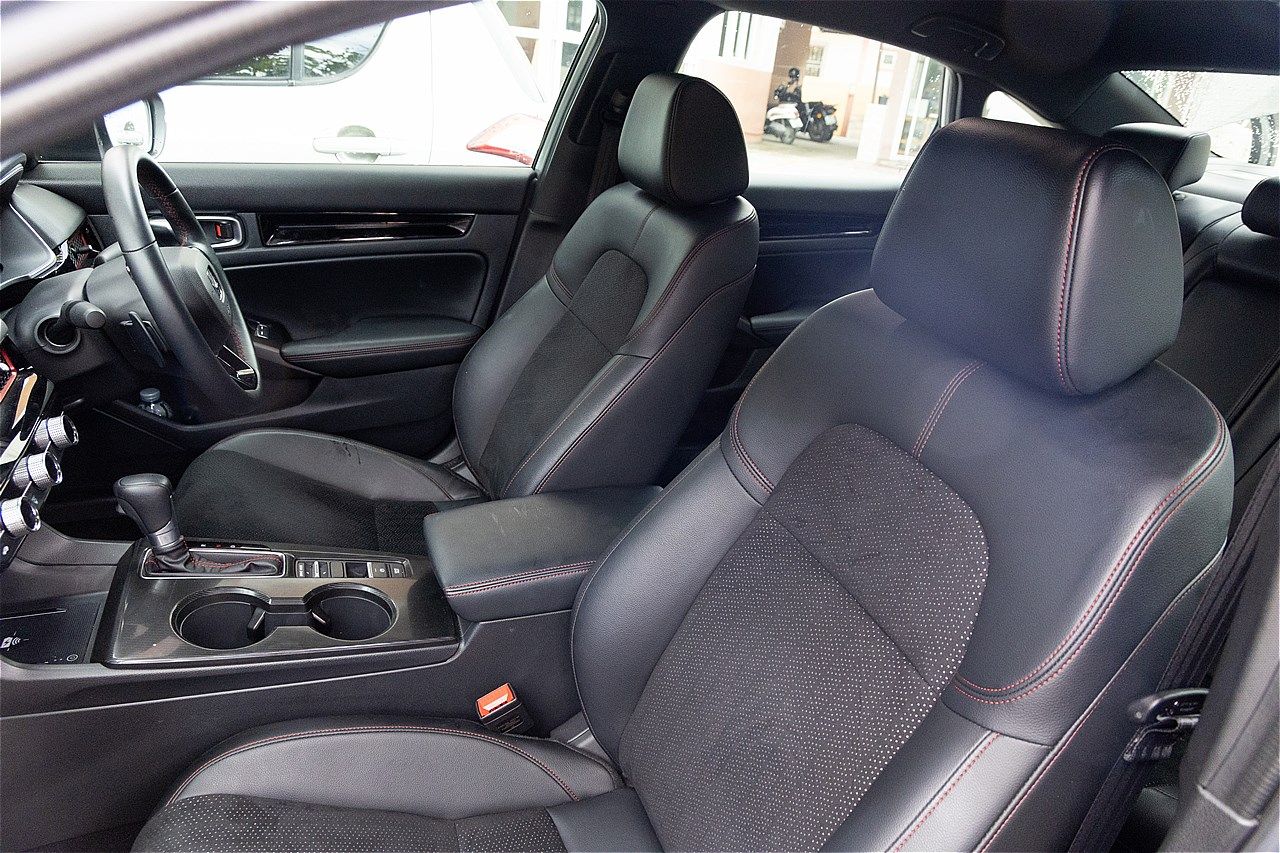 タイで試乗したホンダ「シビック e:HEV RS」（写真：筆者撮影）