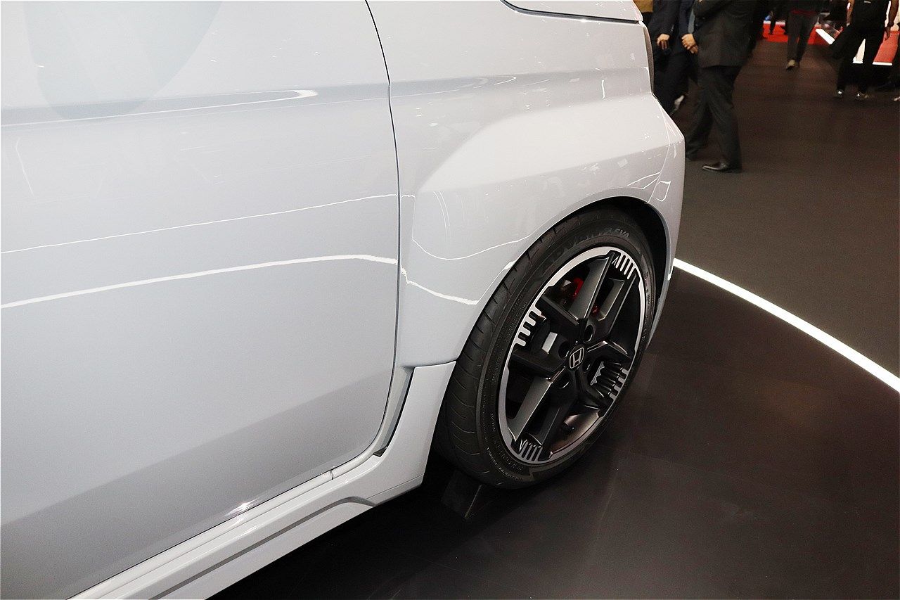 世界初公開、ホンダの小型EV「Super-ONE Prototype」（筆者撮影）