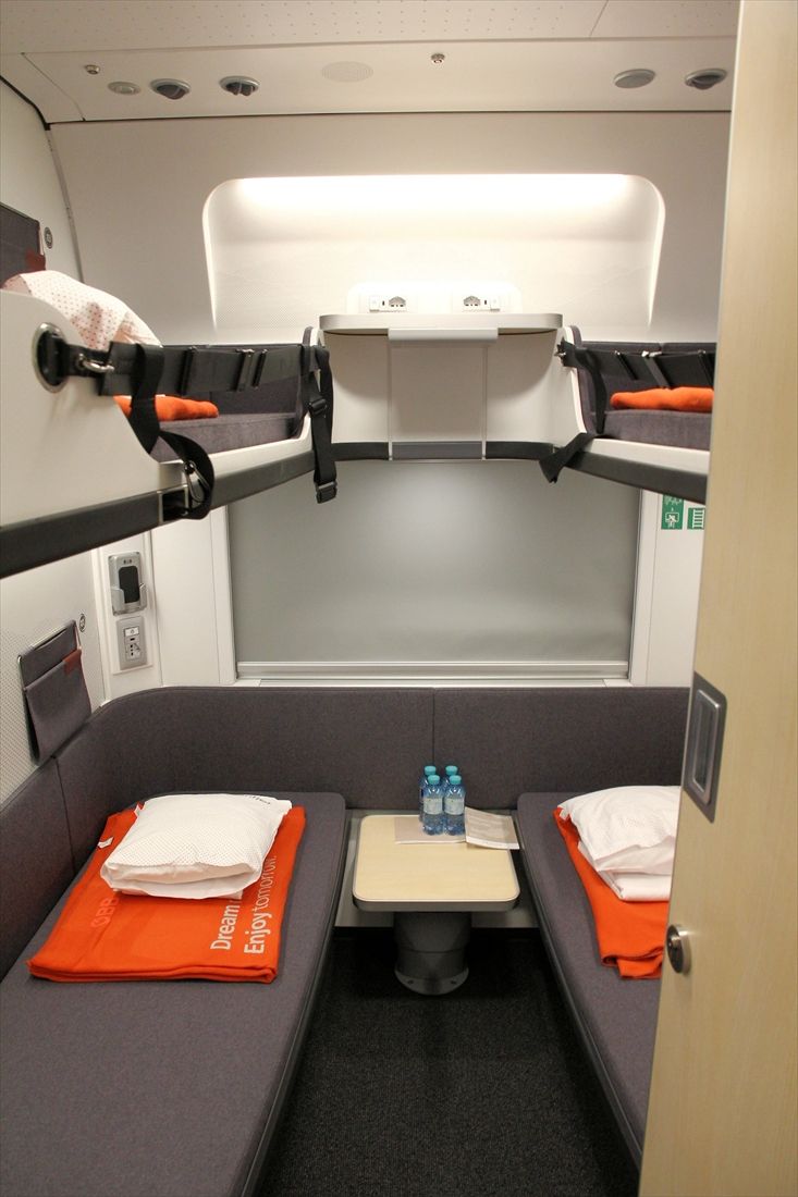 相部屋だが低価格で利用できるクシェットは人気だ（撮影：橋爪智之）