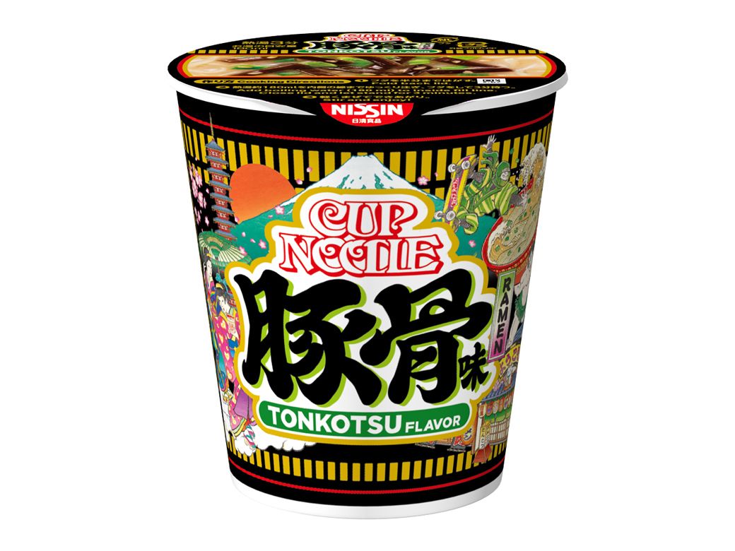 「ご当地カップヌードルミニ 豚骨味 4食入り」（画像：日清食品）