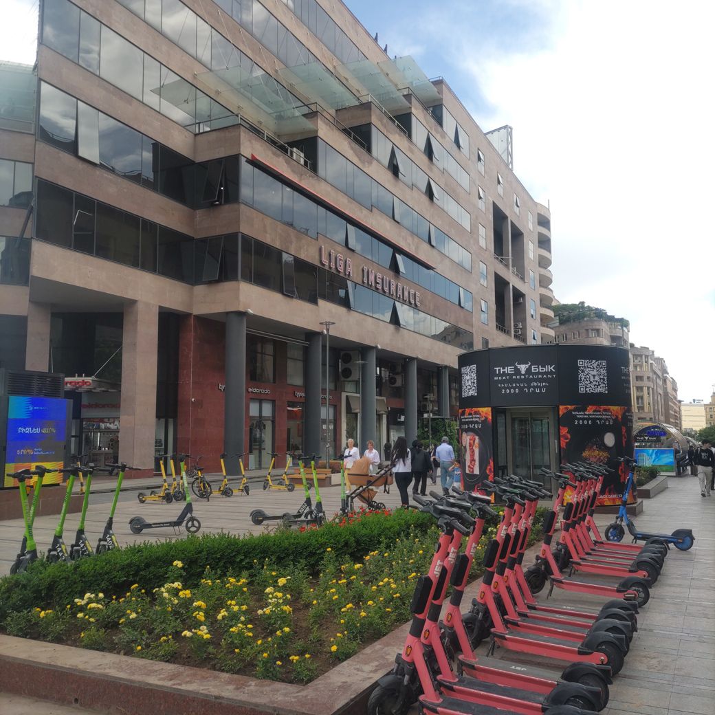 2025年5月、旧ソ連構成国のアルメニアで撮影（筆者撮影）