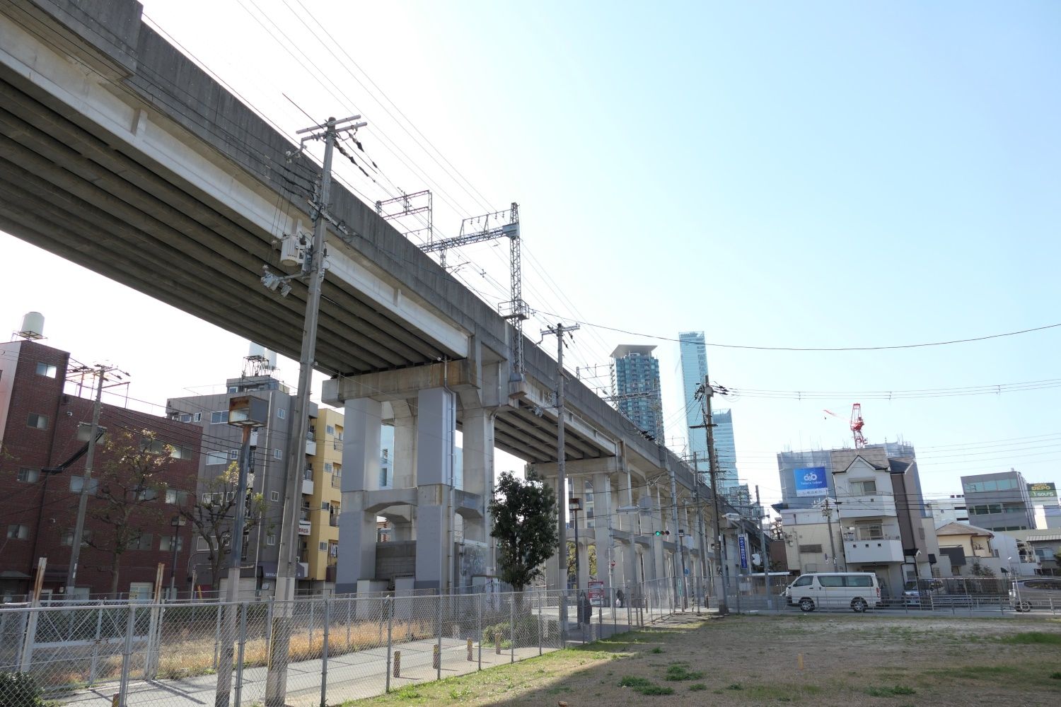 河堀口駅付近