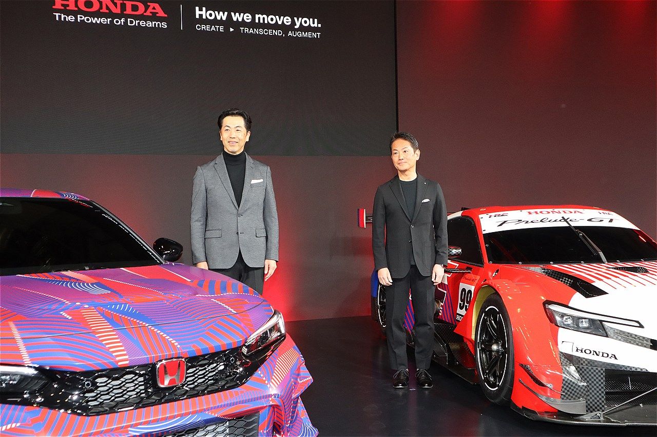 東京オートサロン2026における、ホンダのプレスカンファレンスの様子（写真：筆者撮影）