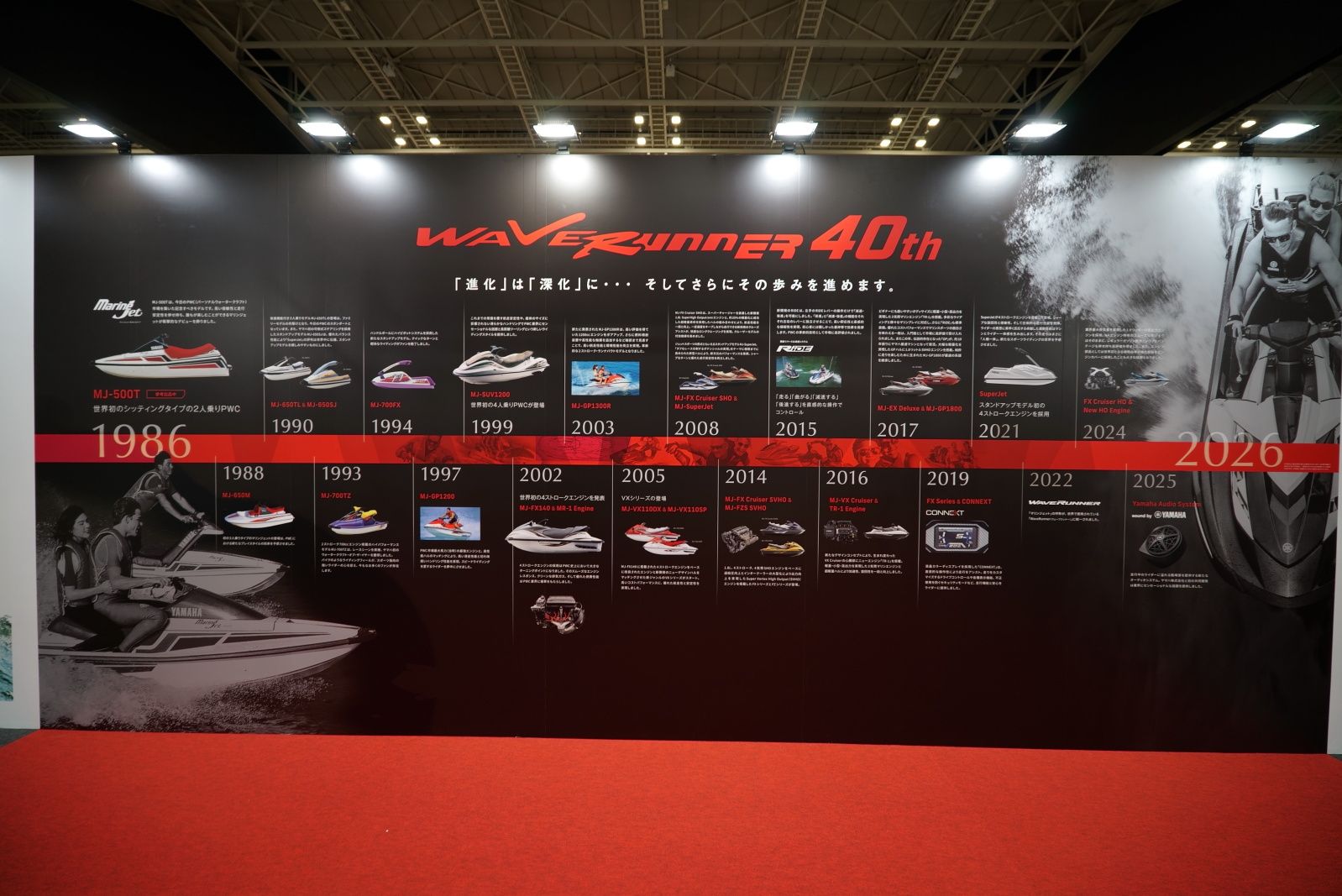 ヤマハ発動機のジャパンインターナショナルボートショー2026での展示内容（写真：筆者撮影）