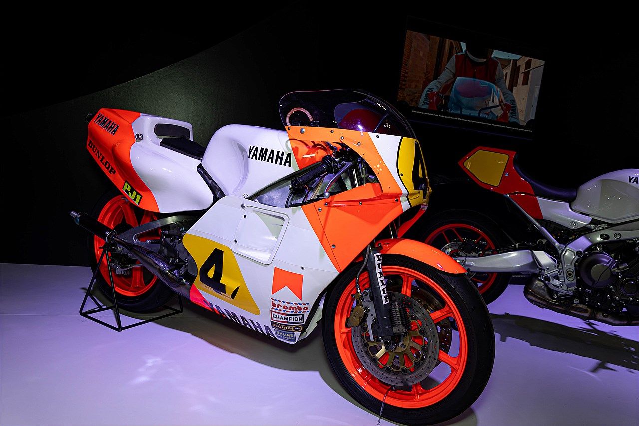 ジャパンモビリティショー2023出展時の「XSR900GP」（写真：三木宏章）