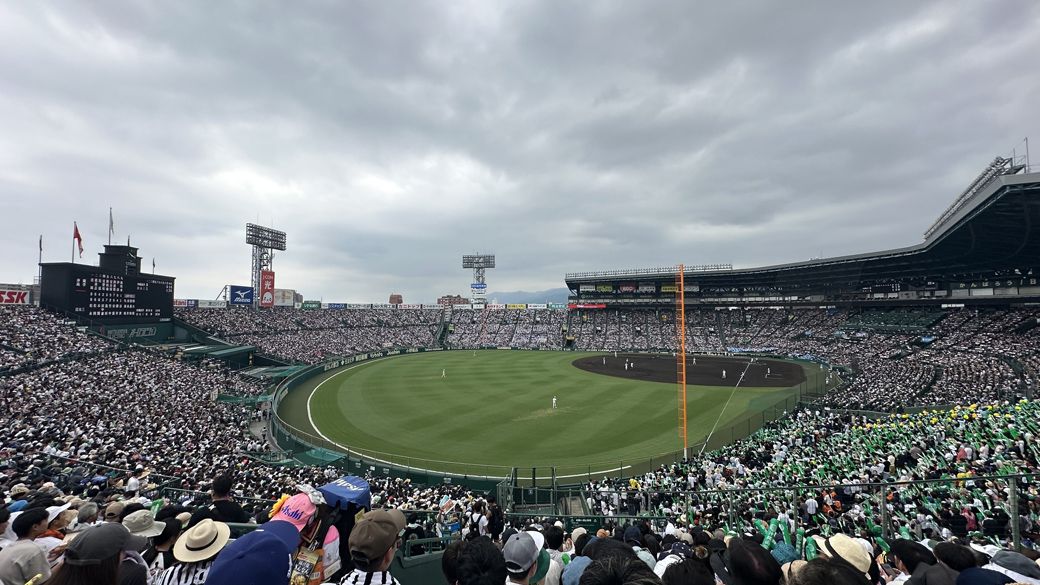 第107回全国高校野球選手権大会決勝「沖縄尚学高－日大三高」の様子（宮城良典さん撮影・提供）