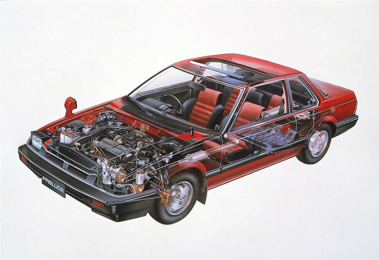 ホンダの2代目「プレリュード」（本田技研工業）