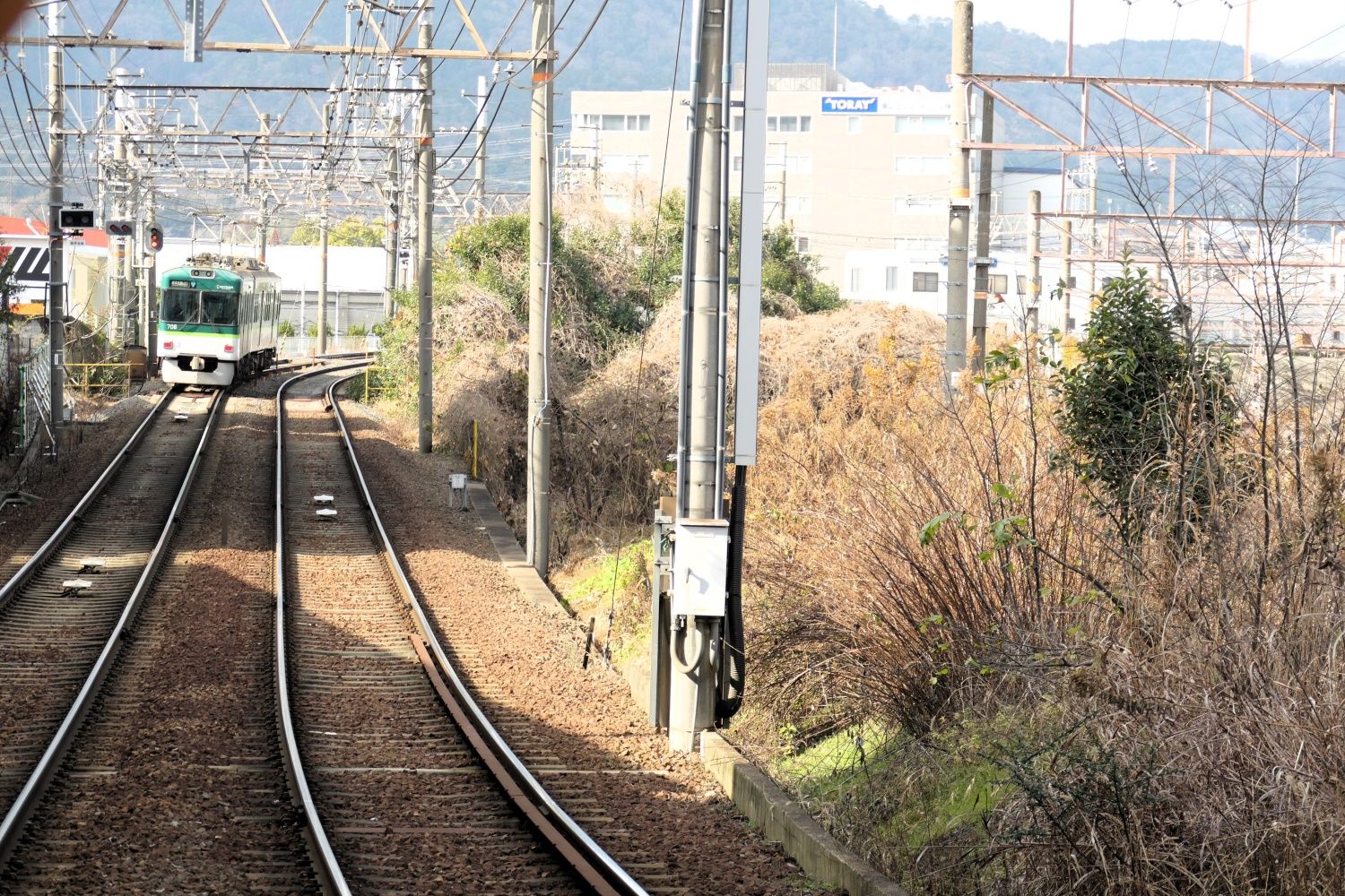 京阪石山駅
