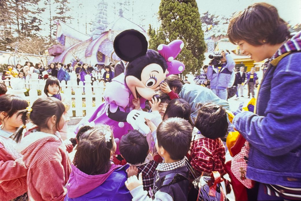 トゥーンタウンプレスレビュー（写真：1996年4月11日、尾形文繁撮影）