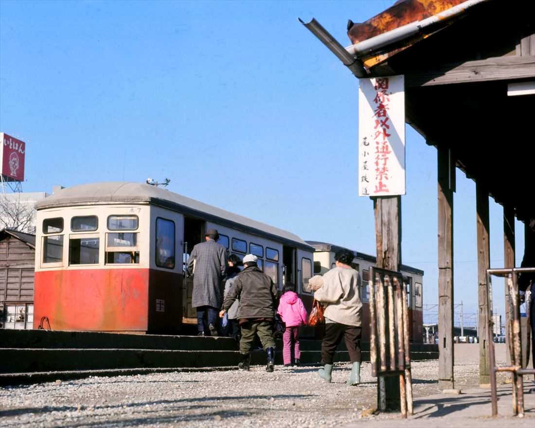 尾小屋鉄道の新小松駅。この場所は北陸新幹線の小松駅となっている（撮影：南正時）