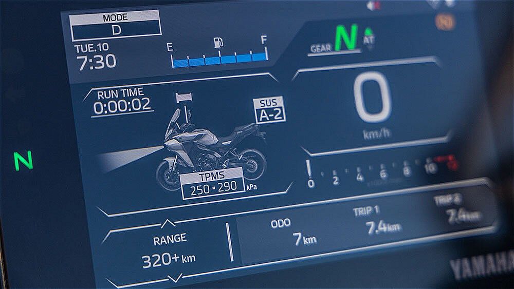 ヤマハ「トレーサー9GT＋ Y-AMT」（写真：ヤマハ発動機）