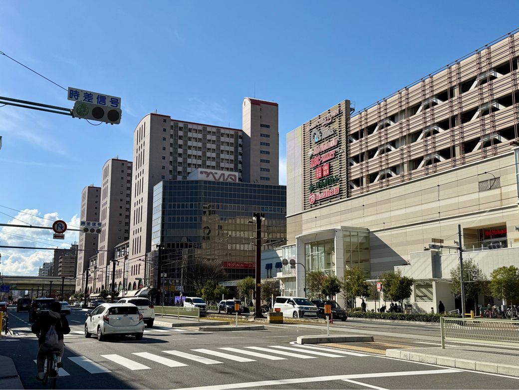 「あべのベルタ」と「あべのキューズモール」はすぐ隣だ（筆者撮影）