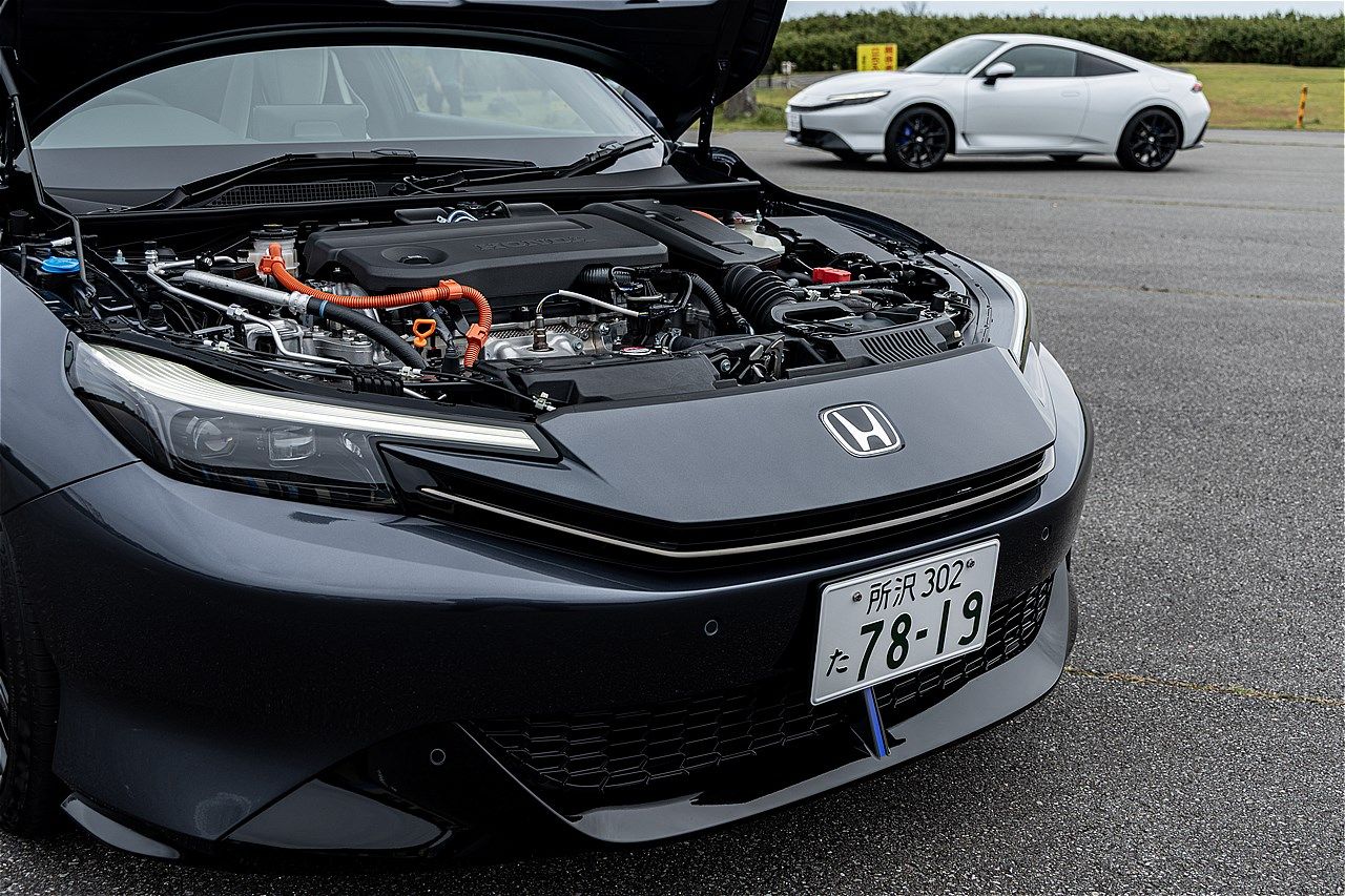 ホンダの新型「プレリュード」（写真：三木 宏章）