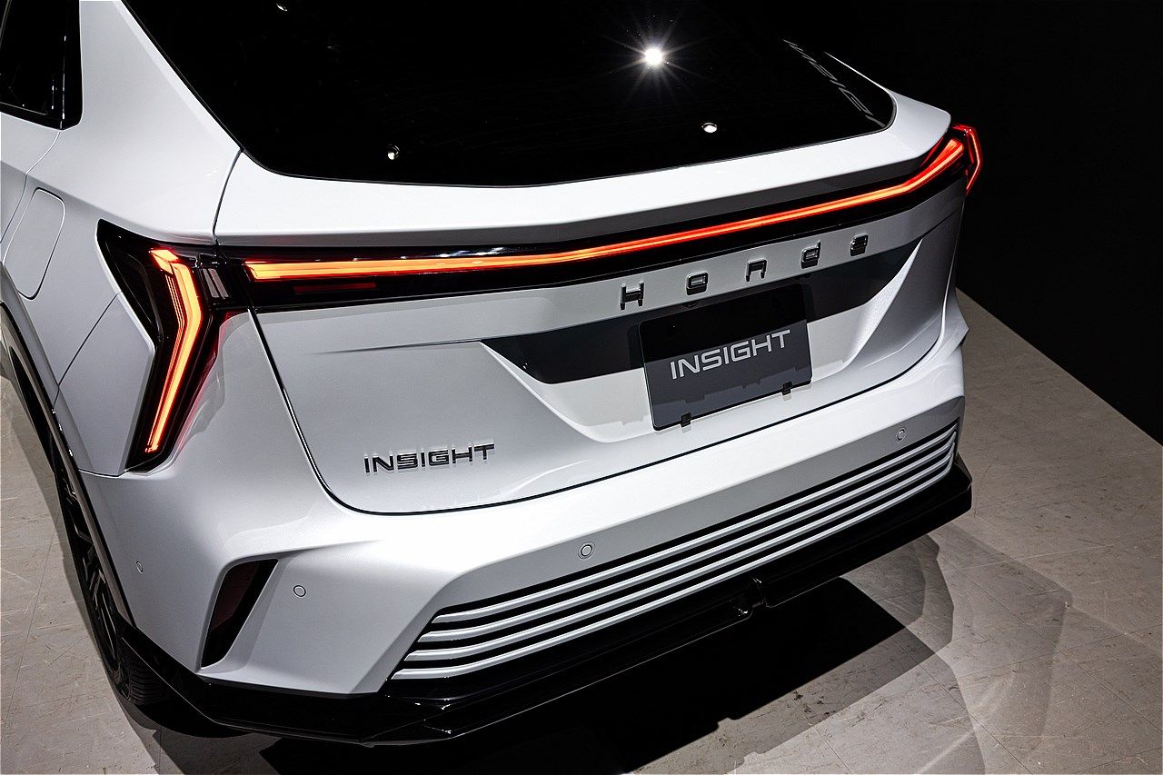 ホンダが2026年春発売を予定している新型BEV「インサイト」（写真：三木 宏章）