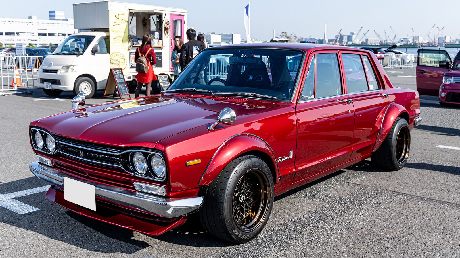 峯野アグネスさんのハコスカ（写真：三木 宏章）