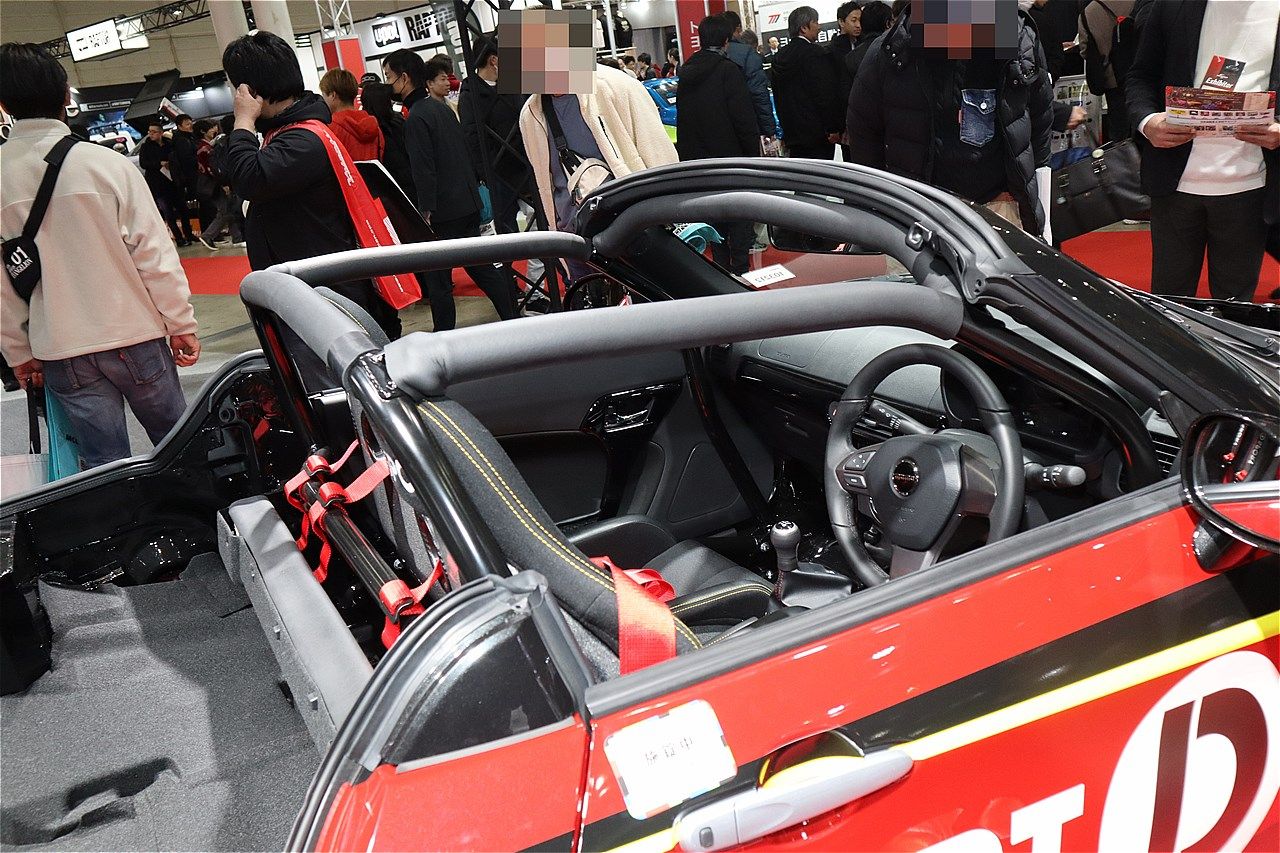 ダイハツの「K-オープン ランニングプロト2」（写真：筆者撮影）