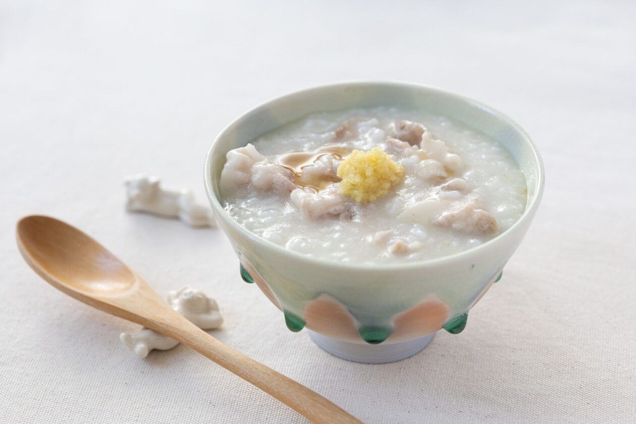 豚バラの中華粥（写真提供：鈴木かゆさん）