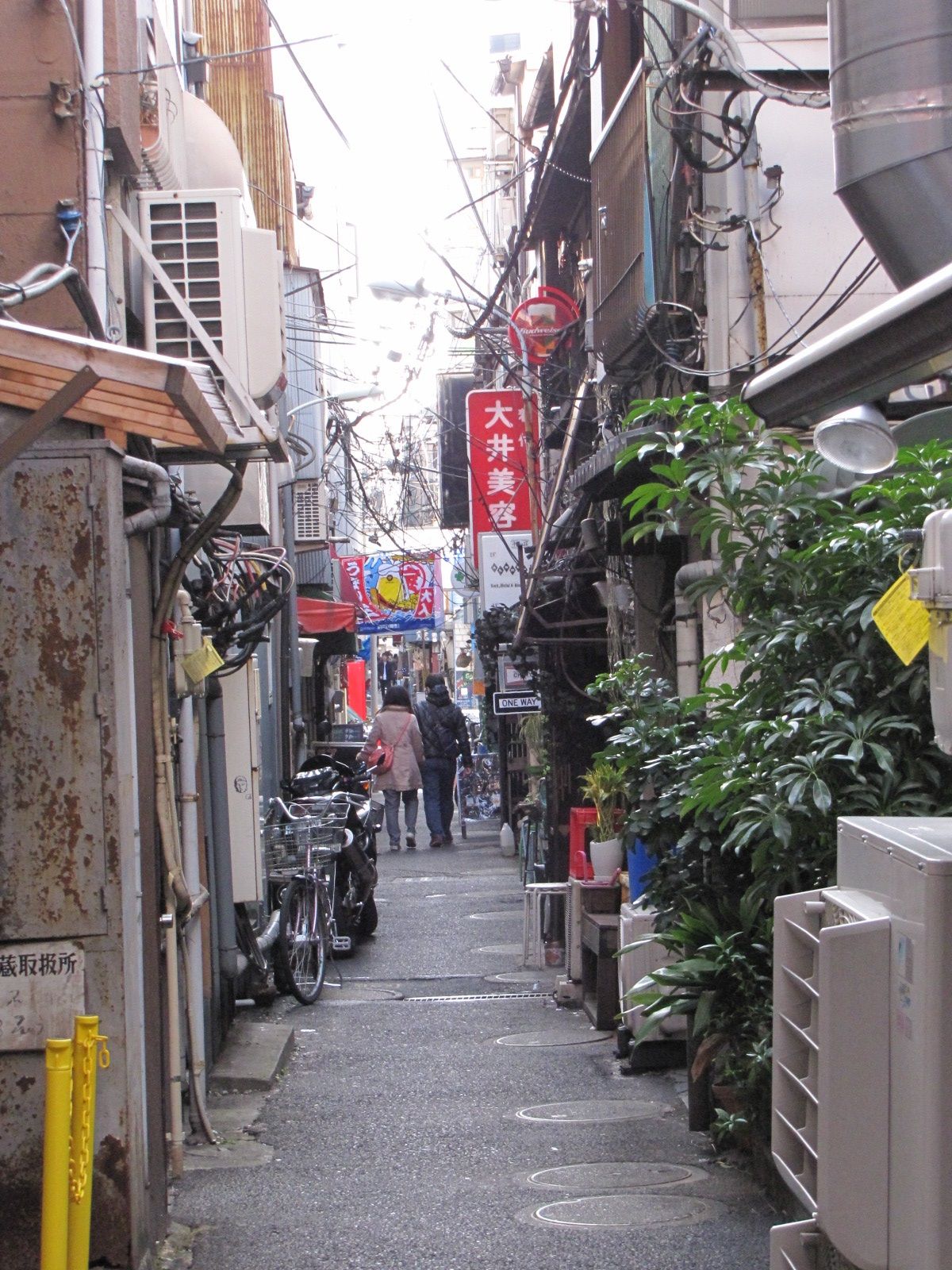 東京都・品川区の東小路と平和小路（写真：山本さん提供）