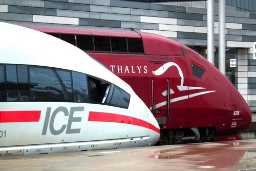 ICEとタリス（2012年 筆者撮影）