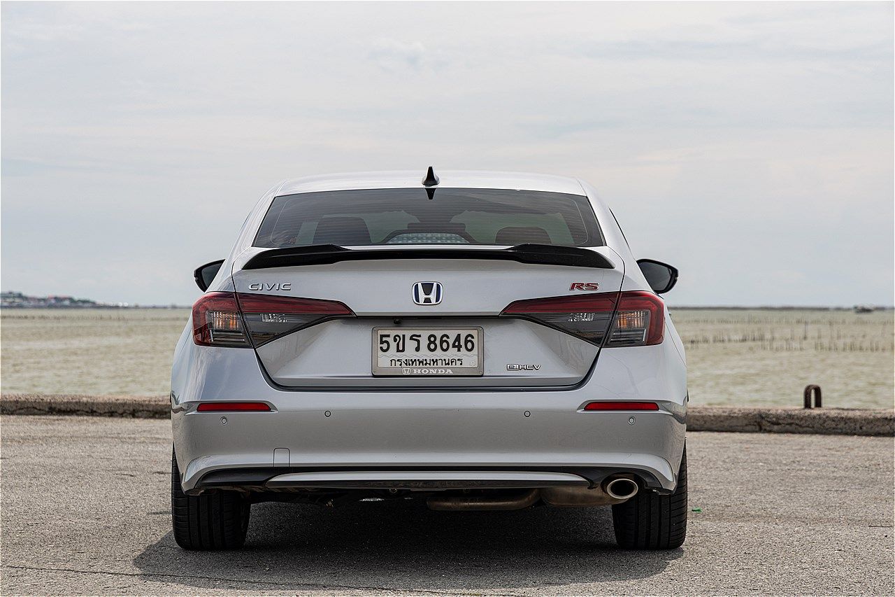 タイで試乗したホンダ「シビック e:HEV RS」（写真：筆者撮影）