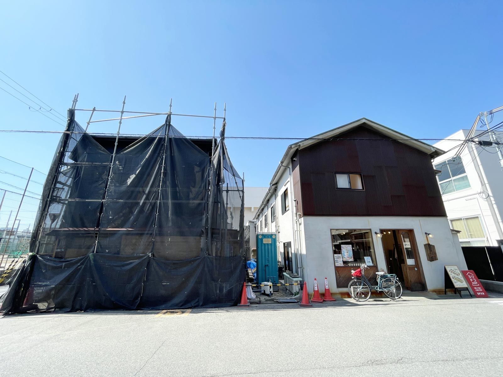 改修中の様子