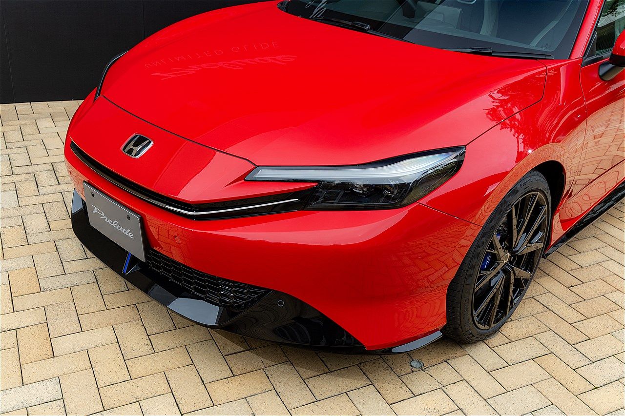 ホンダの新型「プレリュード」（写真：三木 宏章）