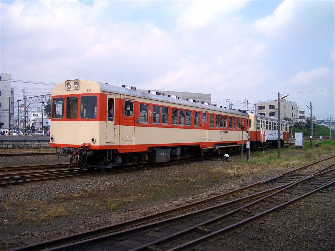 鹿島鉄道のキハ600形。1937年製の元国鉄キハ07形という貴重な車両だった（撮影：南正時）