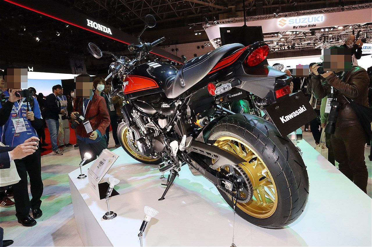 カワサキの新型「Z900RS SE」(筆者撮影）