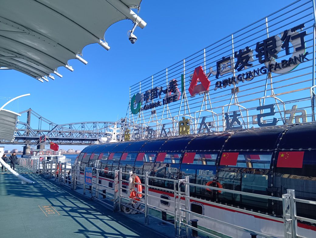 中国感が強い船だった（筆者撮影）