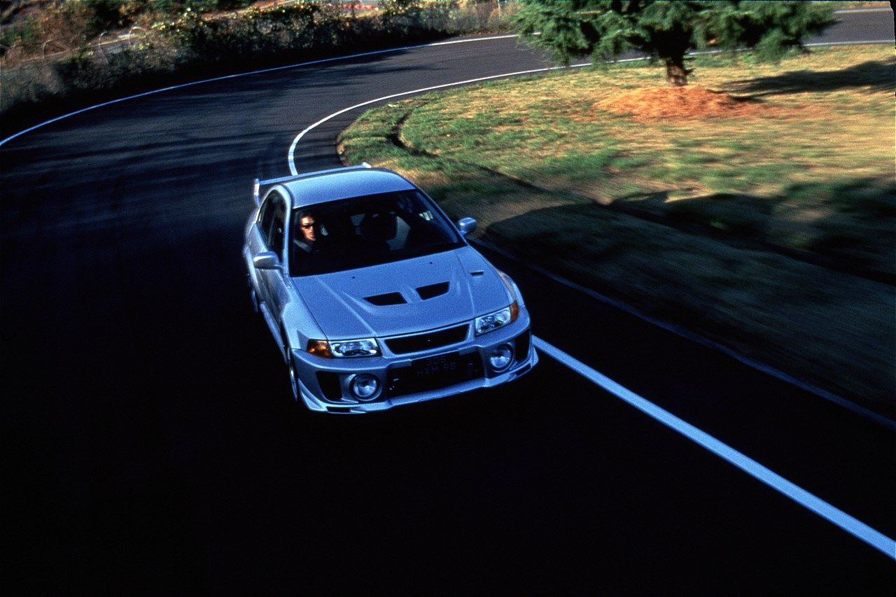 三菱「ランサーエボリューションⅤ」（写真：三菱自動車）