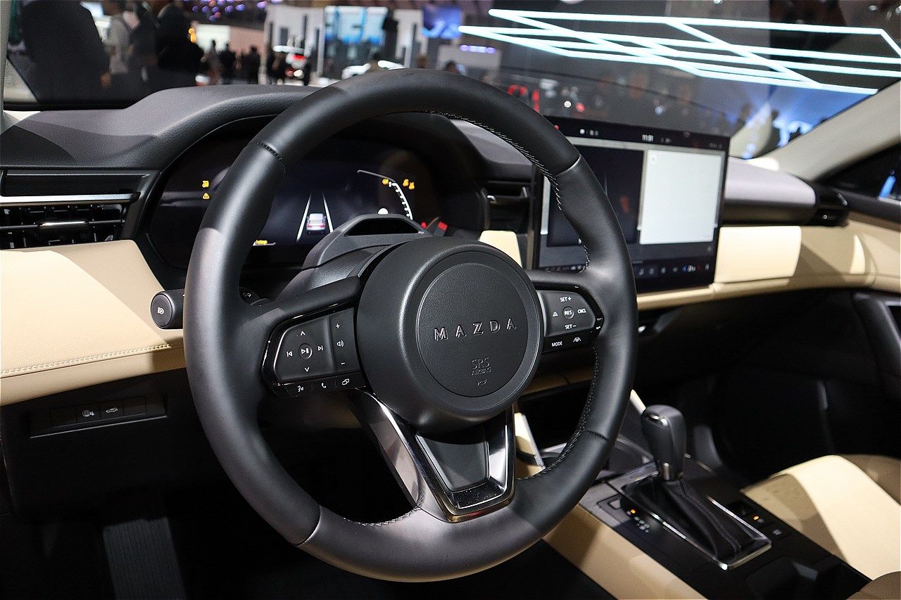 ジャパンモビリティショー2025に展示されたマツダの新型「CX-5」（筆者撮影）