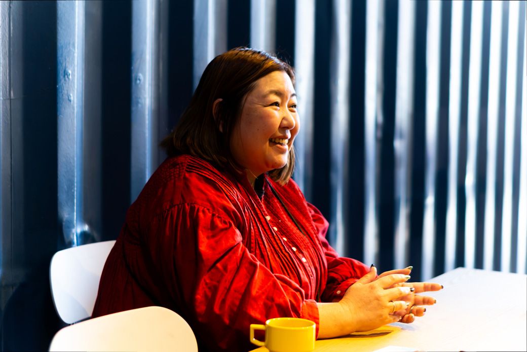 花火の話になると生き生きする今日子さん（写真：筆者撮影）