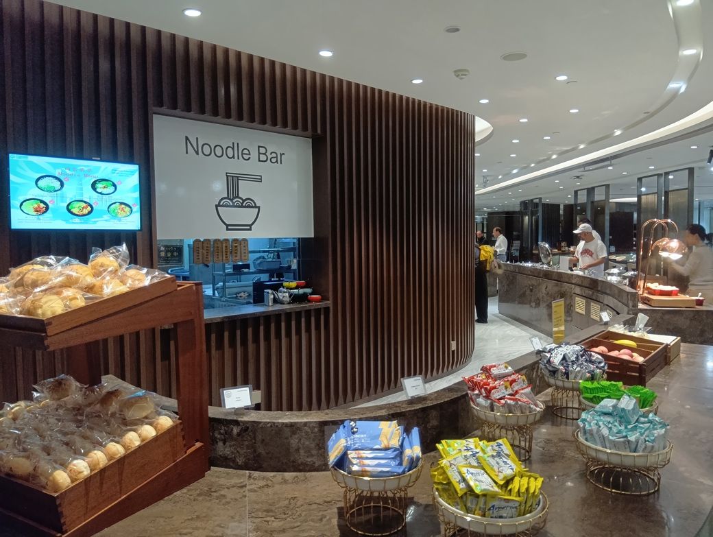 ヌードル作ってくれました（筆者撮影）