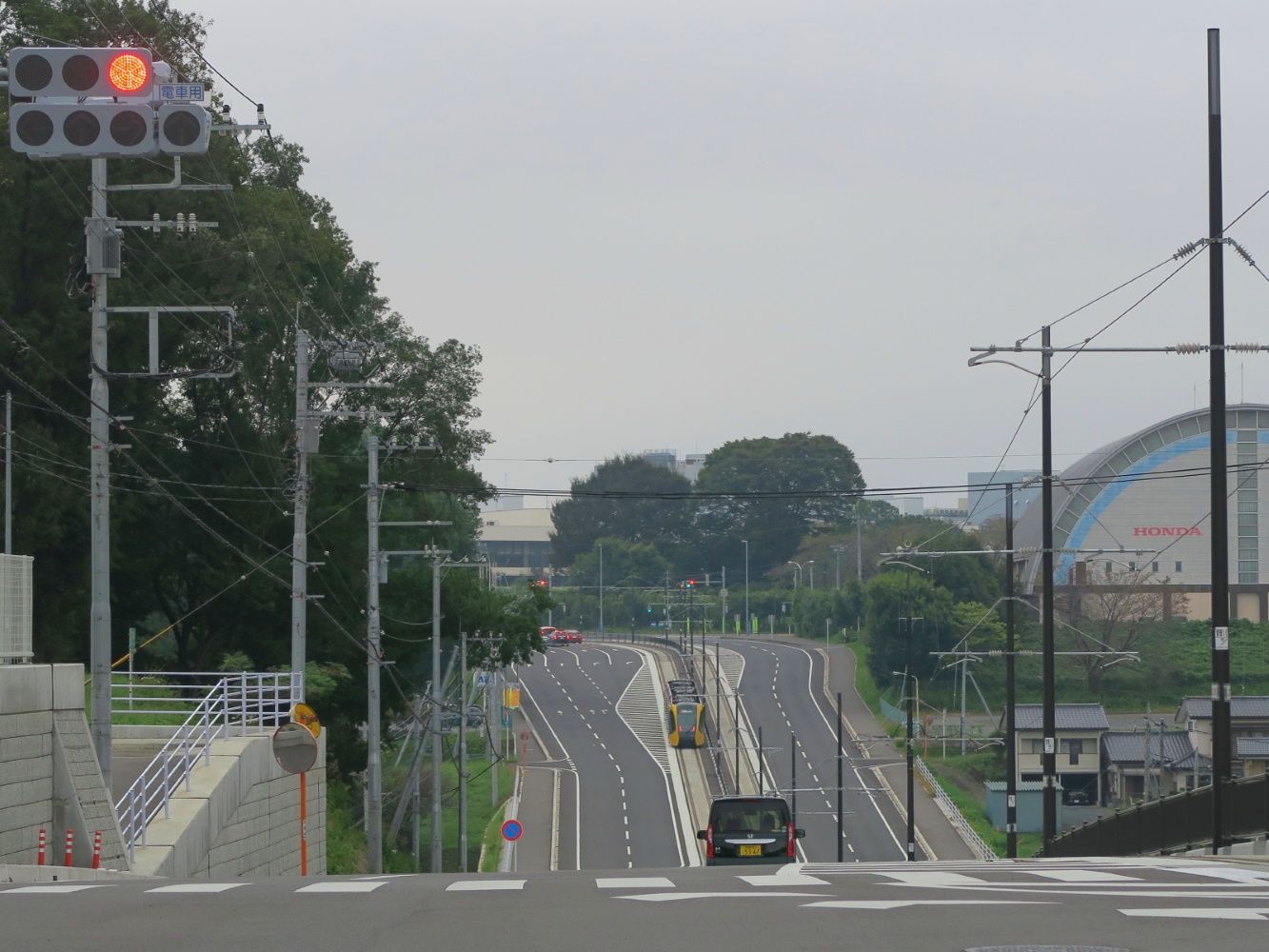 芳賀・宇都宮LRTとホンダの拠点