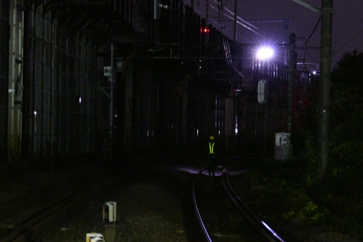 星川―天王町駅間　地上の線路