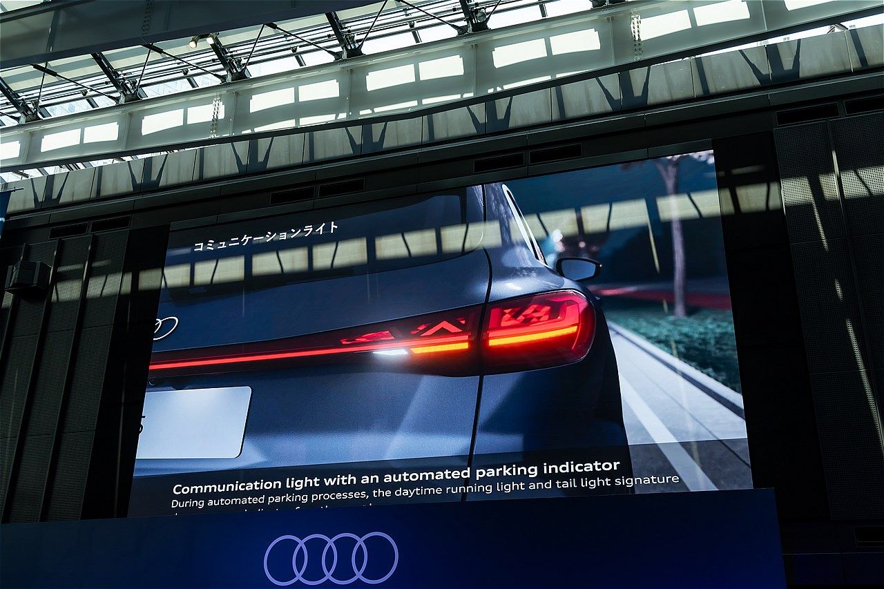 2025年7月24日に開催された「Audi New Models Special Debut Show」の様子（写真：三木 宏章）