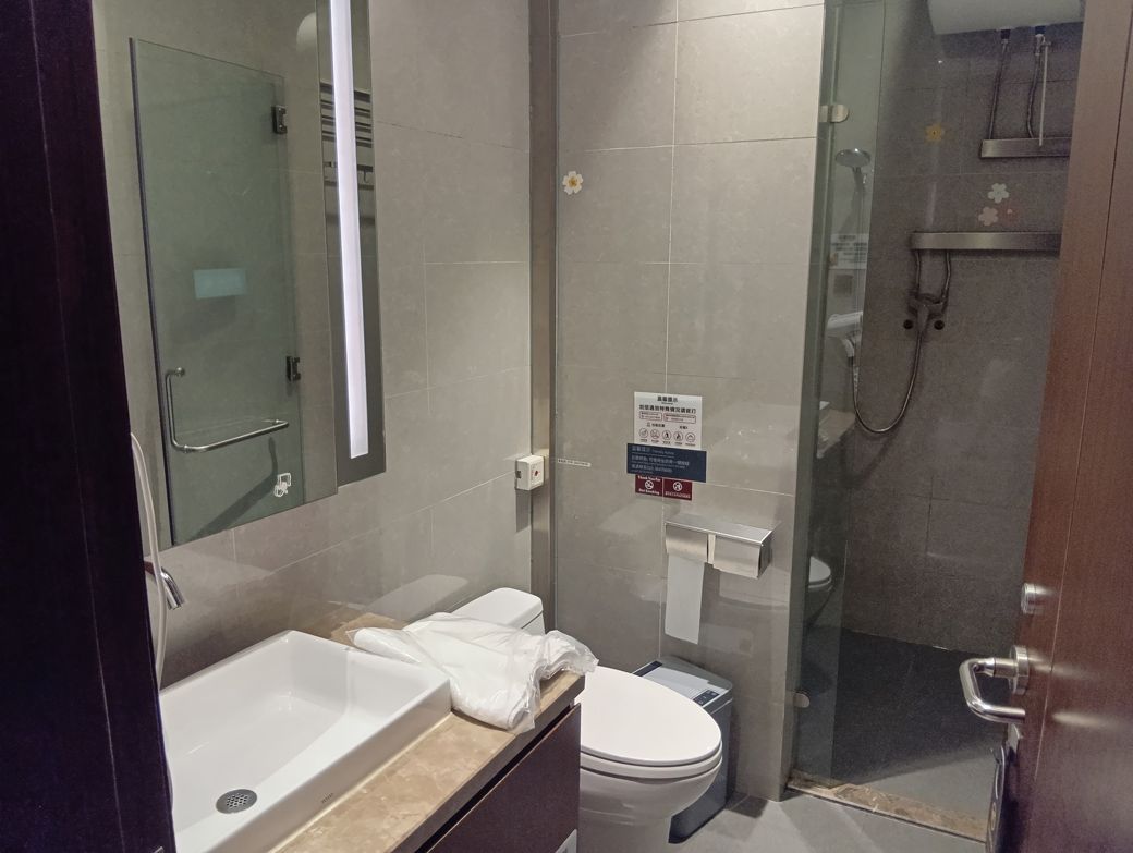 シャワールーム（筆者撮影）