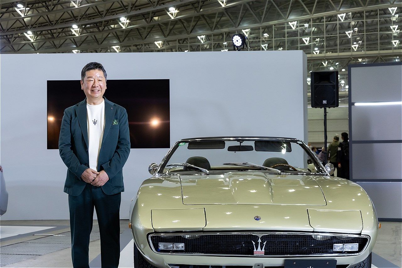 マセラティ ジャパンの代表取締役 木村隆之氏（筆者撮影）