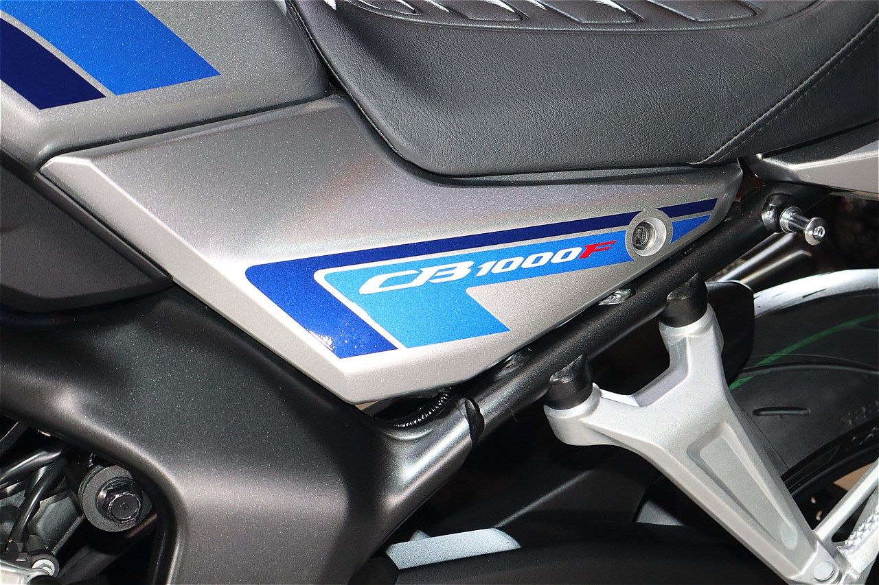 第52回 東京モーターサイクルショーに展示されたホンダ「CB1000Fコンセプト」(筆者撮影）