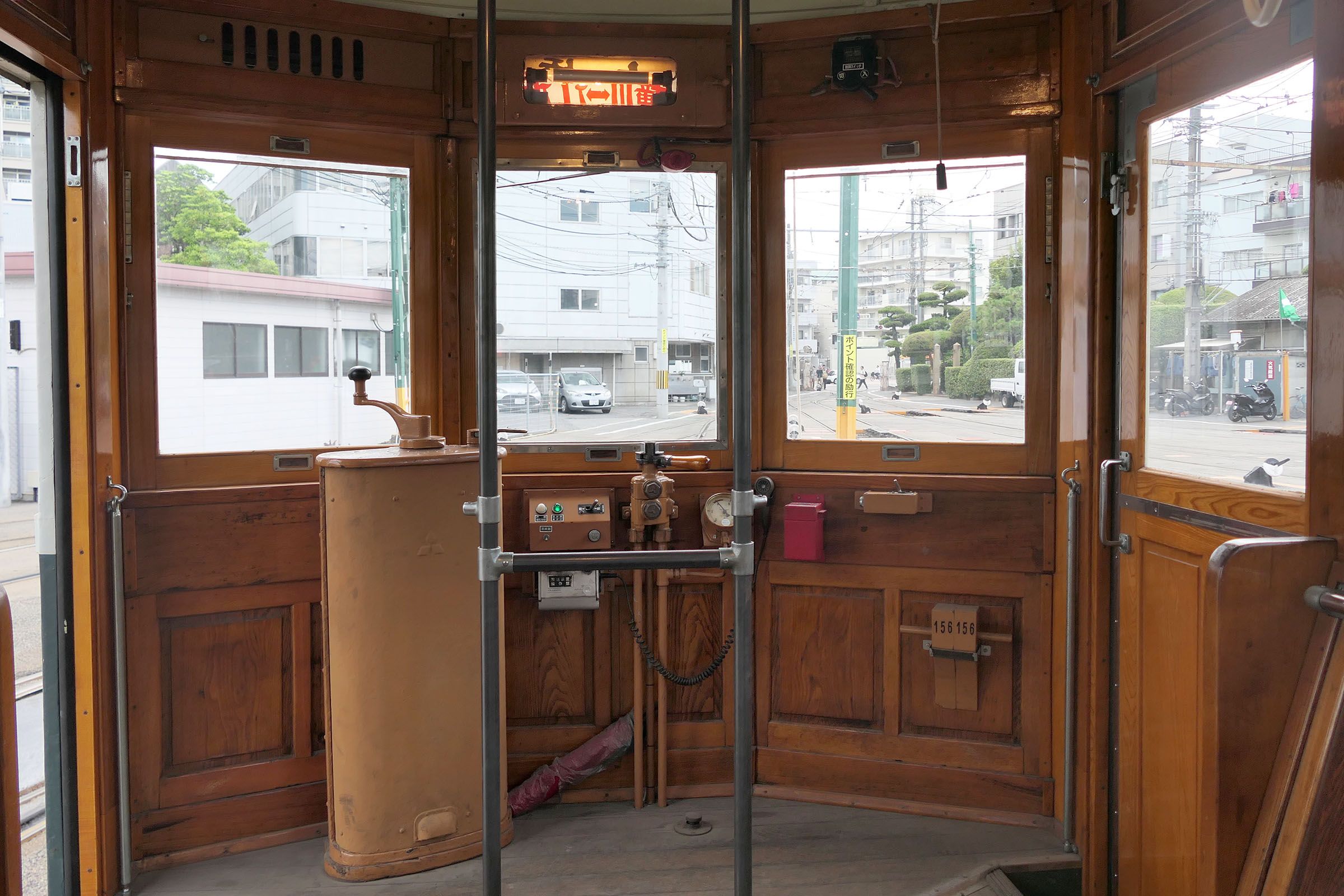 広島電鉄　156号　車内